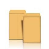 Amazon Basics Catalog Mailing Envelopes, Peel & Seal, 6x9 Inch, Brown Kraft, 100-Pack