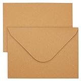A6 Kraft Paper Invitation Envelopes 4x6 for Baby Shower Announcements, Birthday Parties, Wedding,...