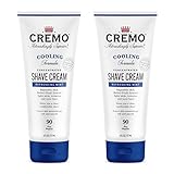 Cremo Barber Grade Cooling Shave Cream, Astonishingly Superior Ultra-Slick Shaving Cream Fights...