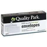 Quality Park #10 Security Envelopes, No Window, Redi-Strip Self Seal Envelopes, 4-1/8 x 9-1/2...